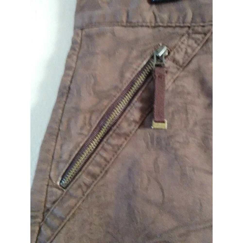 Vintage Women's Cassidi A Line Brown Short Skirt EUR Size 38